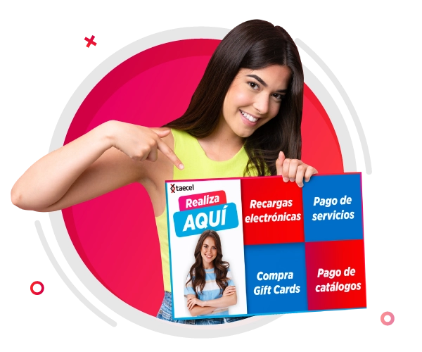 Carteles para poner en tu negocio, haz recargas electrónicas taecel