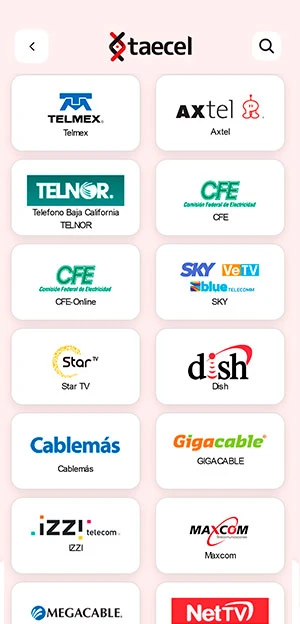 App Recargas Telcel. Comisión por vender recargas electronicas de todas las compañias por internet.